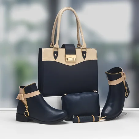 باك نسائي مكون من حقيبة راقية مع بودز بجميع المقاسات 2026