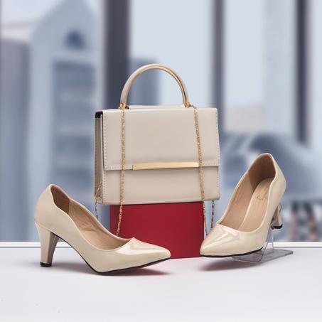 Ensemble escarpins et sac a main