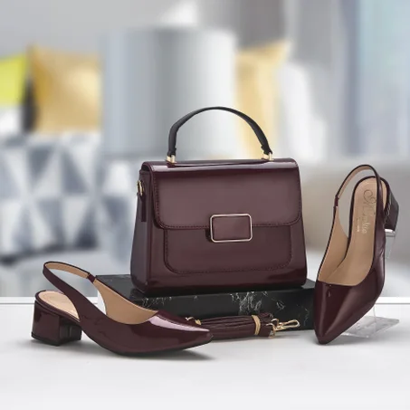 Ensemble escarpins et sac a main