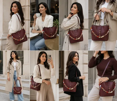 حقيبة نسائية بتصميم جديد  أنيقة ملائمة للاستخدام اليومي