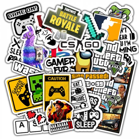 Gaming Stickers Pack