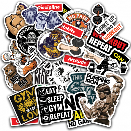 ​Gym Stickers Pack