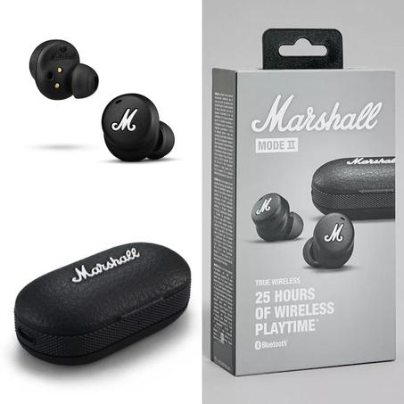 Écouteurs Marshall - Excellente autonomie  - Résistant à l’eau - Basses puissantes - Appels clairs - Garantie et facture