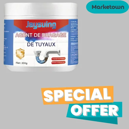 Poudre de dragage pour tuyaux