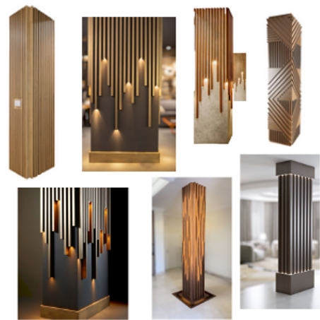 ‎٠»‏ أعمدة إضاءة ديكورية فاخرة