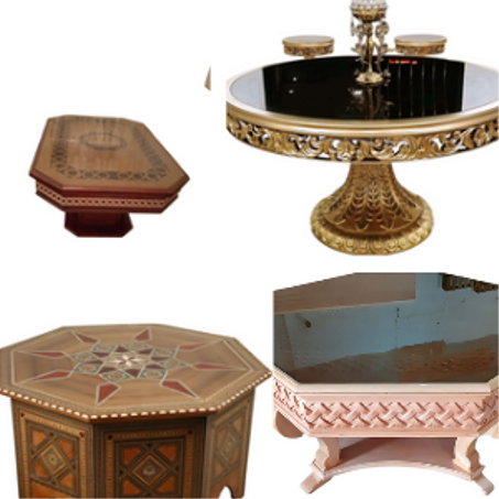 طاولات تقليديه فخامة