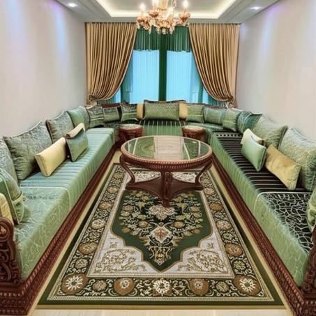 روعة الأصالة من SMAIL MOBILIER: صالون مغربي ملكي