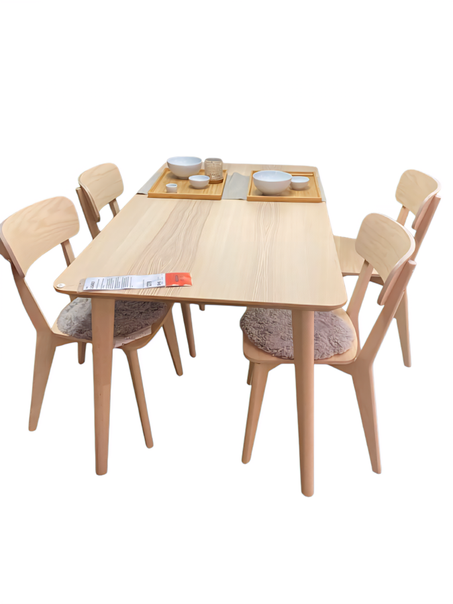 * جمال الطبيعة في منزلك: طاولة طعام "سكاندينافي" عصرية