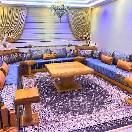 صالون مغربي متكامل من SMAIL MOBILIER: