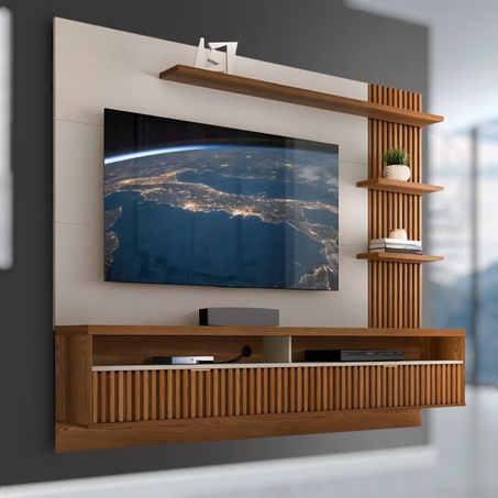 "فضاء التفاعل الجداري: رؤية فنية لمنزلك الحديث."