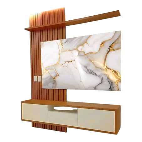 "فضاء التفاعل الجداري: رؤية فنية لمنزلك الحديث."