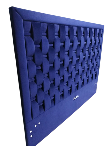 لوح رأس سرير بتصميم فاخر ولون ملكي