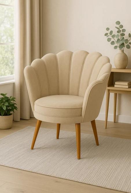 كرسي الصدفة الأنيق