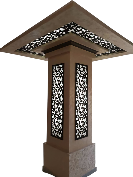 ‎٠»‏ أعمدة إضاءة ديكورية فاخرة