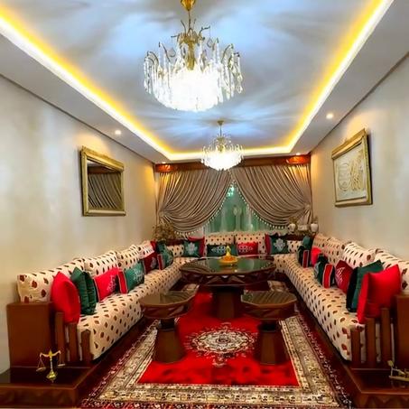 * روائع الصالونات المغربية: أناقة تقليدية بروح عصرية