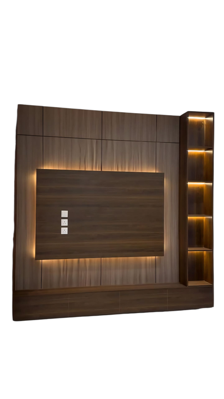 "فضاء التفاعل الجداري: رؤية فنية لمنزلك الحديث."