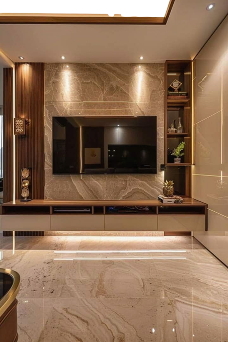 "فضاء التفاعل الجداري: رؤية فنية لمنزلك الحديث."