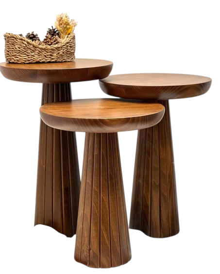 * طاولات جانبية متداخلة: حلول ذكية لمساحاتك العصرية.