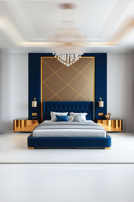 سرير تخزين هيدروليكي  بتصميم عصري