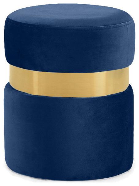 مسند قدم/مقعد مبطن من المخمل ؛