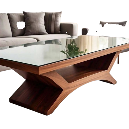 * طاولات قهوة عصرية: خشب فاخر وتصاميم مبتكرة لغرفة معيشتك (copy)