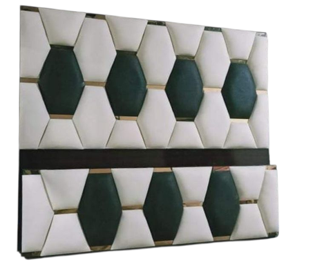 لوح رأس سرير بتصميم سداسي فاخر