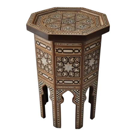 * أضف لمسة من الفخامة الشرقية | طاولة جانبية مغربية بتصميم الزليج الأندلسي العريق (copy)