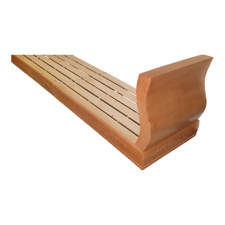 * صالون مغربي بتصميم مبتكر: جمال خشب السابل وفخامة الأناقة الحديثة