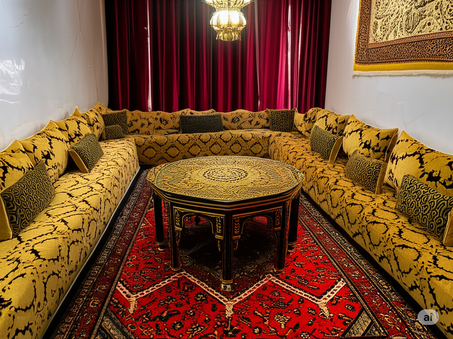 جلسة مغربية عصرية من الموبرا الملكية - SMAIL MOBILIER