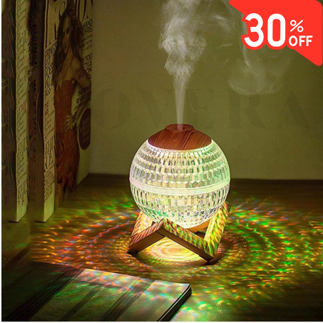 مصباح الكريستال مرطب الهواء