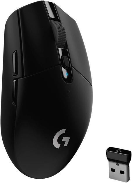 Logitech G 305 LIGHTSPEED - Mouse inalámbrico para juegos, sensor Hero 12K, 12,000 DPI, ligero, 6 botones programables, duración de batería de 250 horas,