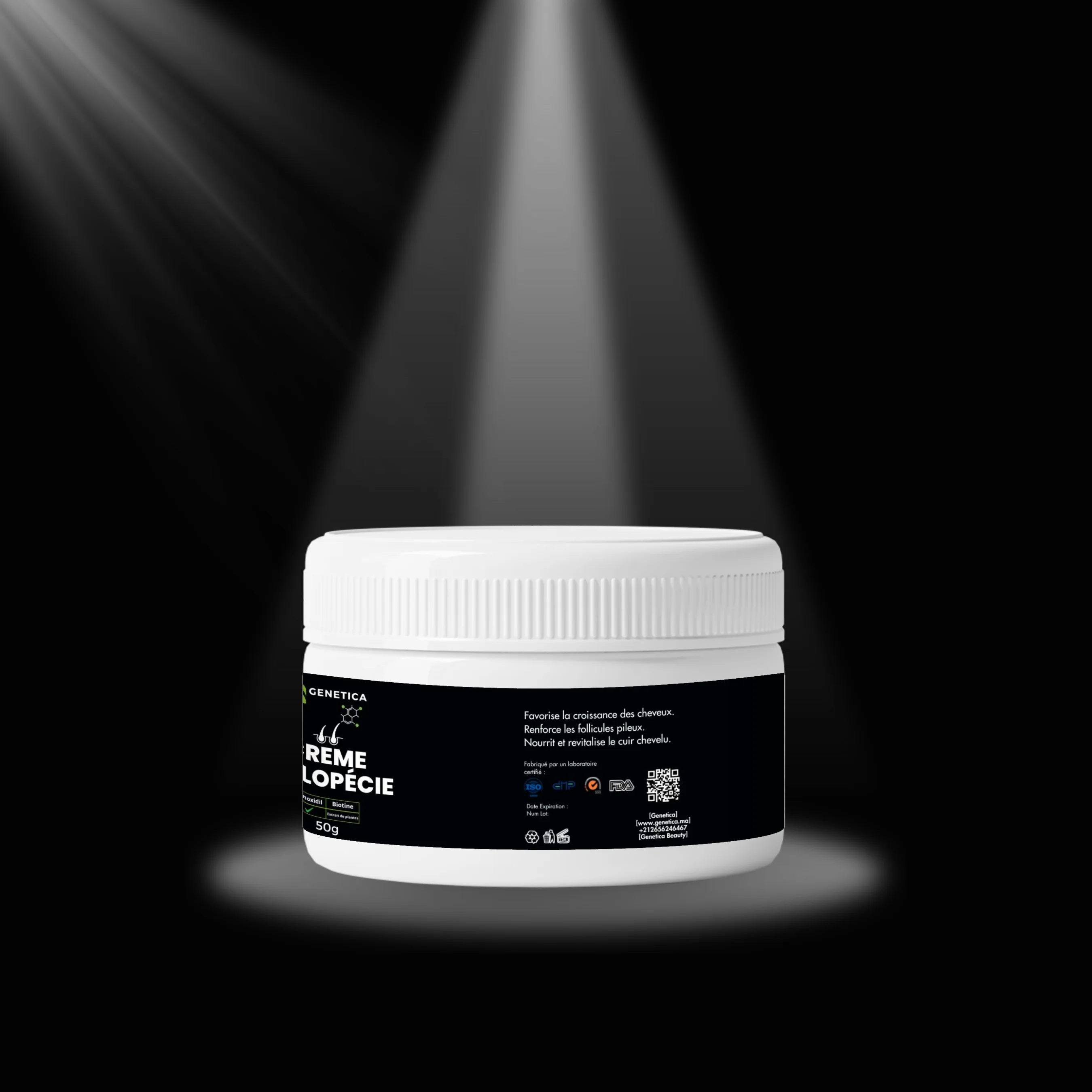 كريم الثعلبة المتطور لإنبات الشعر  Alopecie