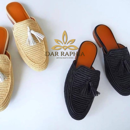Handmade Raffia Shoes