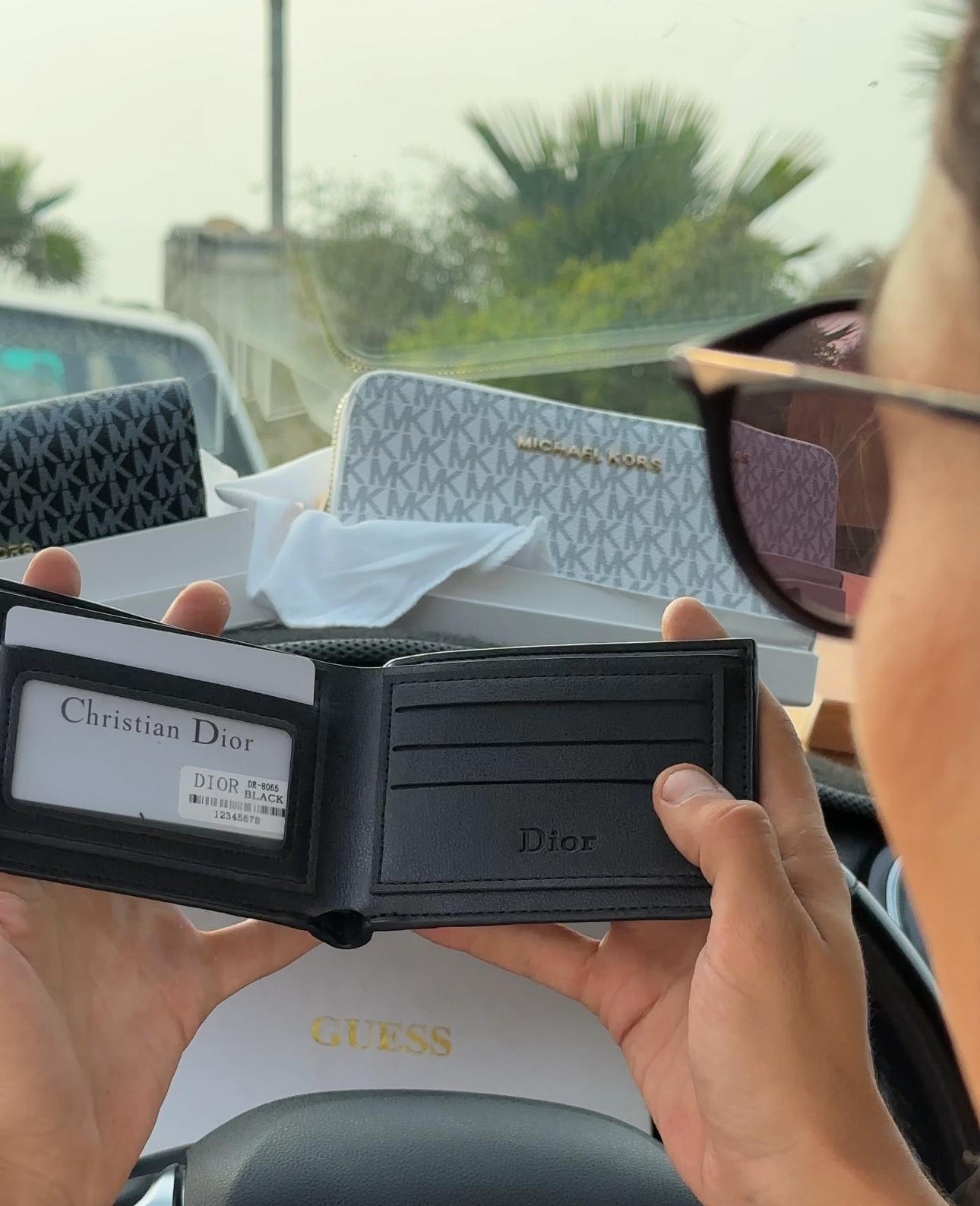 Porte monnaie-DIOR (HOMMES)