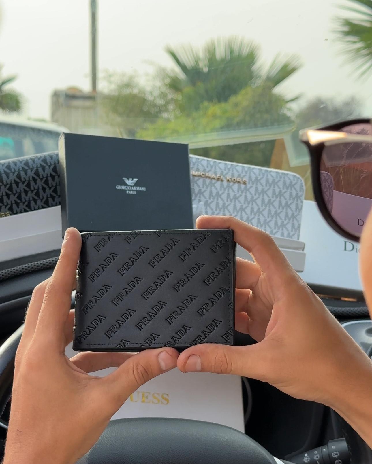 Porte monnaie-PRADA (HOMMES)