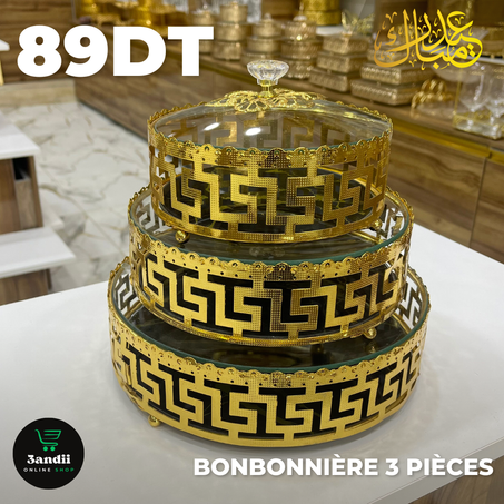 Bonbonnière 3 pièces