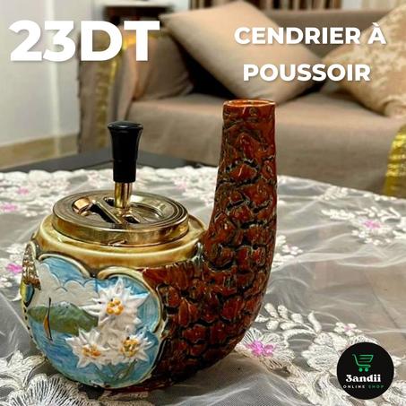 Cendriers à poussoir