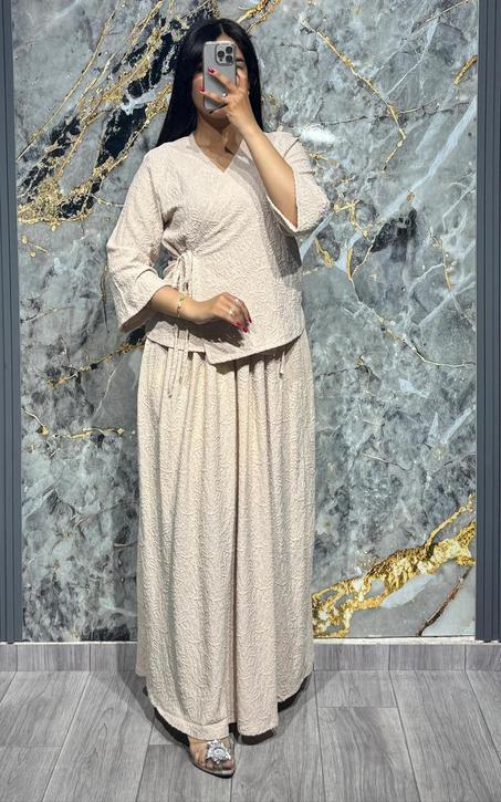 Ensemble à noeud / pontalon large