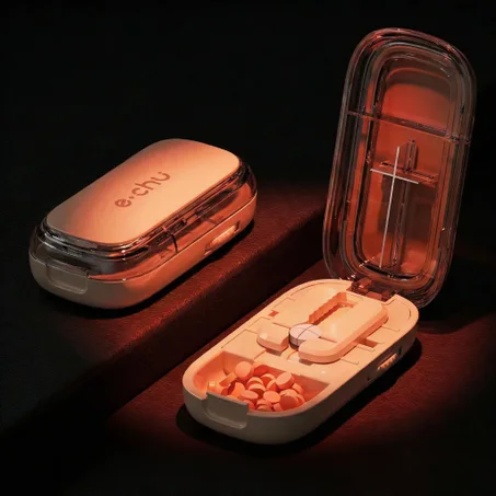 علبة قطع و تخزين اقراص الادوية