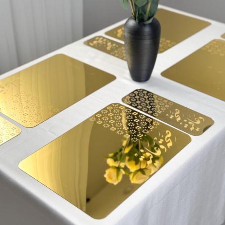 طقم قاعدة الصحون و الملاعق العصري