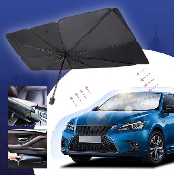 Front Folding Car Sunshade