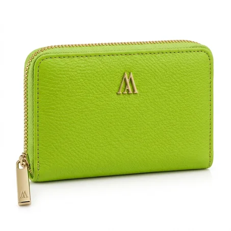 WALLET F ZIP GREEN