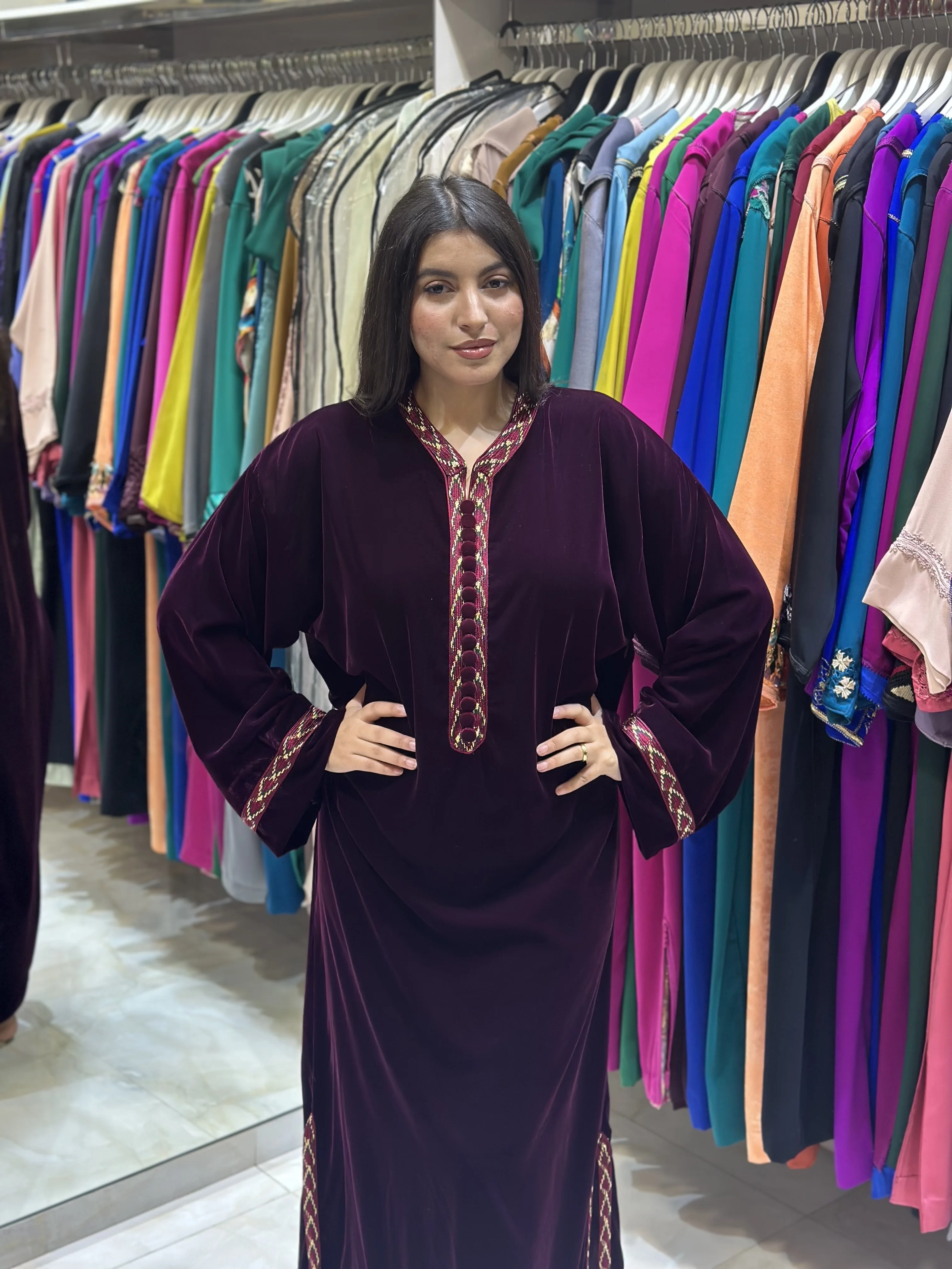 Caftan Toub Mobra Fssala mkhzania Taille unique