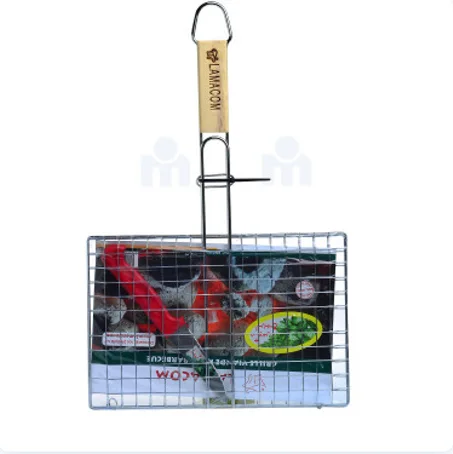 Grille viande bombée moyen  pour barbecue - LAMACOM