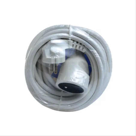 Câble rallonge domestique 1 prise 2 pôle + terre 5m blanc - INGELEC