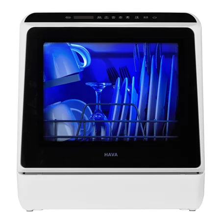 Lave-vaisselle de Comptoir – 6 Programmes, Réservoir 5L, Sans Raccordement