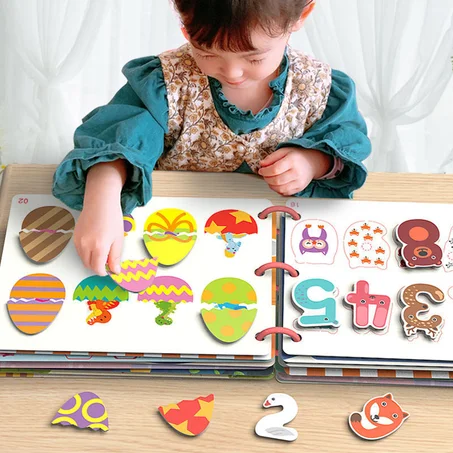 Livre D'activités Éducatif Montessori Autocollant Pour Les Enfants (16 Slides)