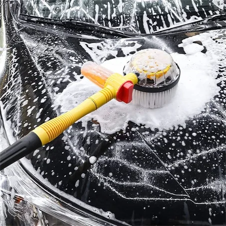 فرشاة غسيل سيارات أوتوماتيكية دوارة بزاوية 360 درجة