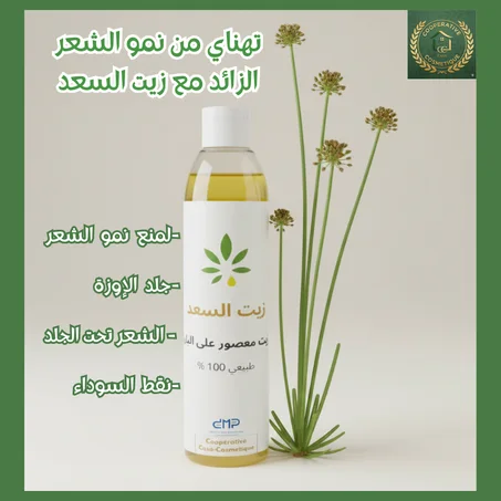 زيت السعد لمنع نمو الشعر