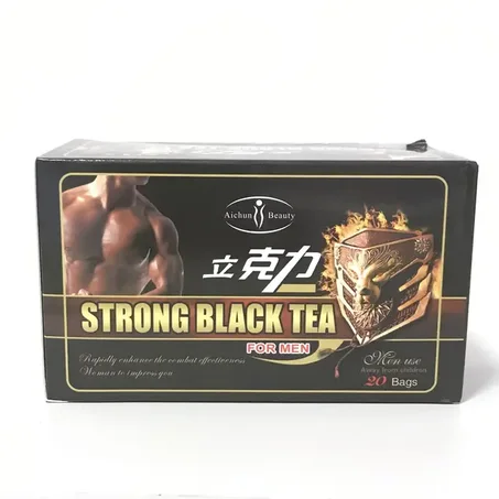 STRONG BLACK TEA- Thé pour hommes ( 03 boîtes à 20.000Fcfa )